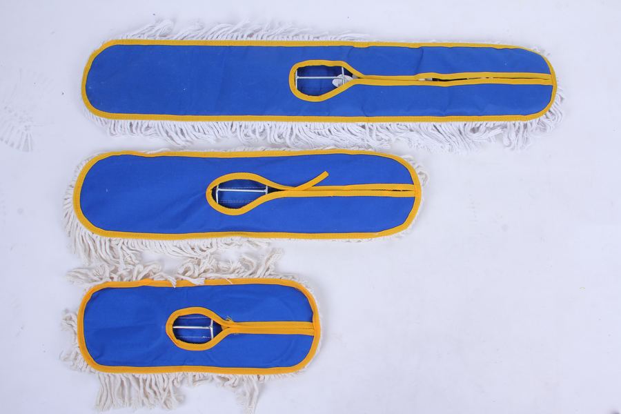 110CM缝边配不锈钢柄 110cm Flat Mop with Stainless Steel Handle